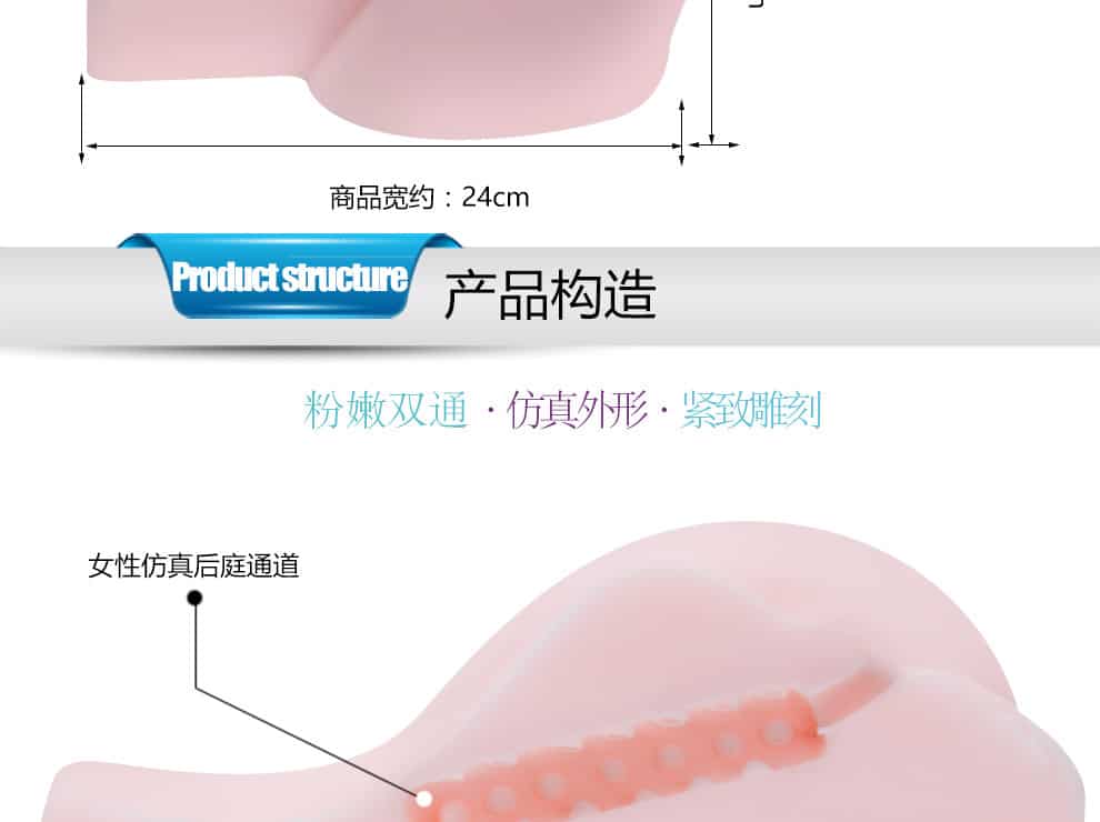 Fanala Premium Butt-Shaped Realistic Masturbator Soft Skin — hình 3