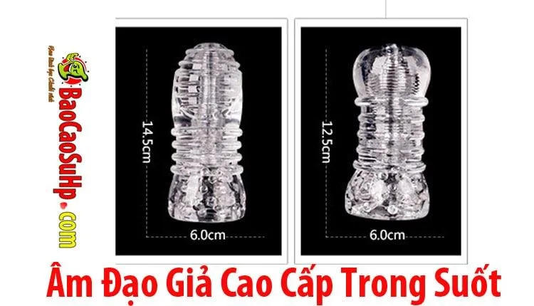 Baby Love Clear Real Feel Silicone Vaginal Masturbator — Premium Materials Ensure Comfort and Durability