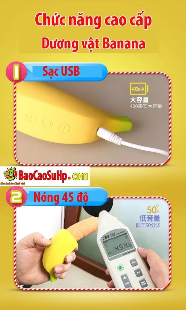 Banana-Shaped Realistic Silicone Dildo Vibrator Fun Unique — hình 2