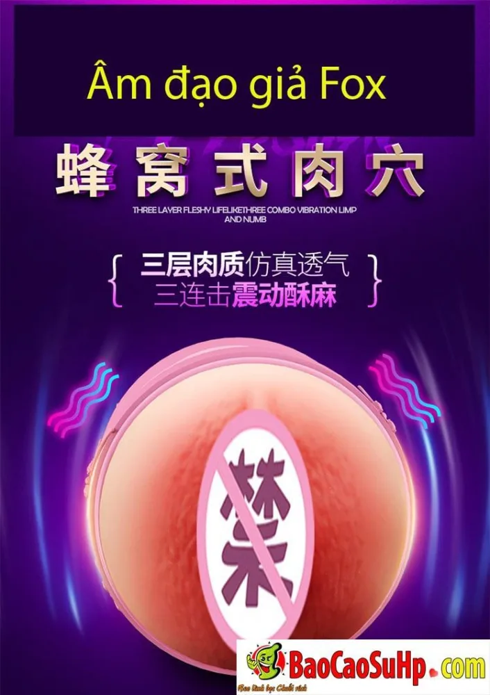 Fox Handheld Soft Male Masturbation Cup Natural Feel — hình 4