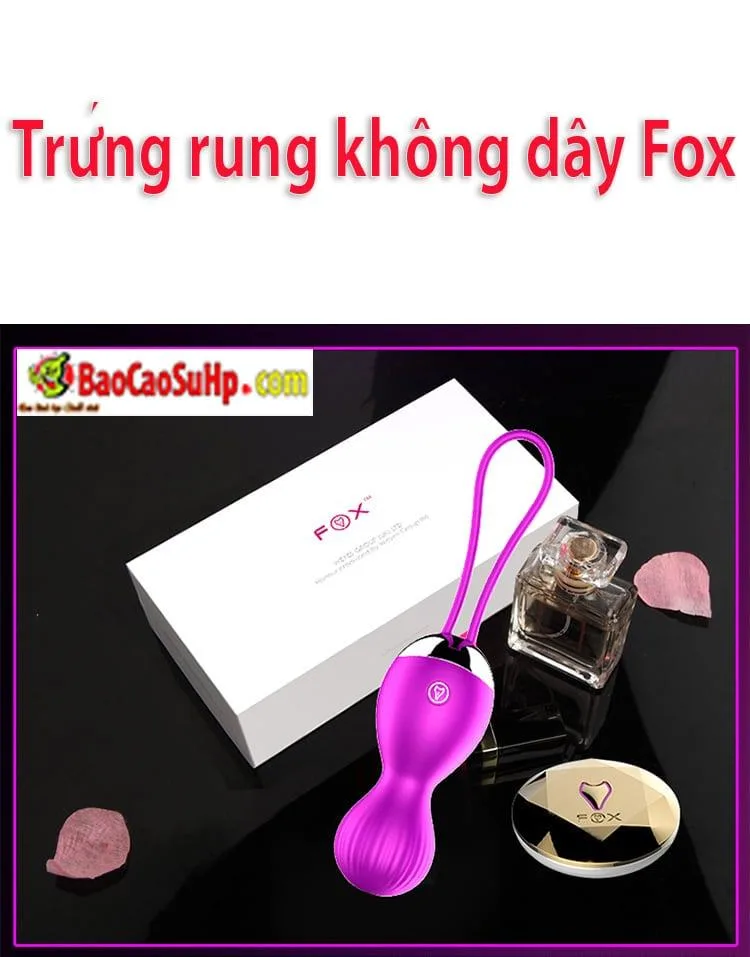 Fox Wireless G-Spot Vibrating Egg Remote Control Sextoy — hình 2