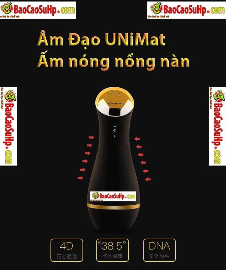 Unimat APP Heated Masturbator – Premium Silicone Realistic — hình 5