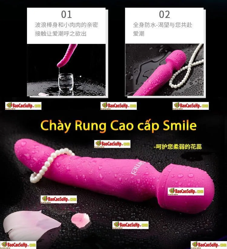 Smile Premium Heated G-Spot Curved Vibrating Wand — Premium Quality and Safe Material
