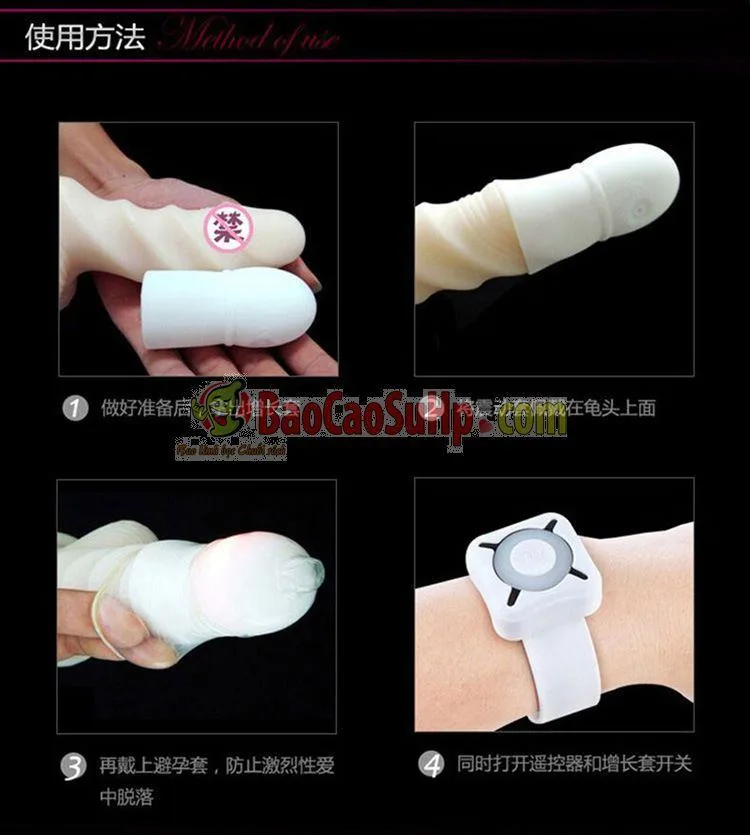 Otouch Heated 7 Mode Vibrating Penis Sleeve USA Hot — hình 4