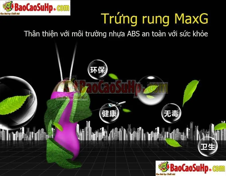 MaxG Wireless Luxury Egg Vibrator Intense G-Spot Stimulator — hình 3
