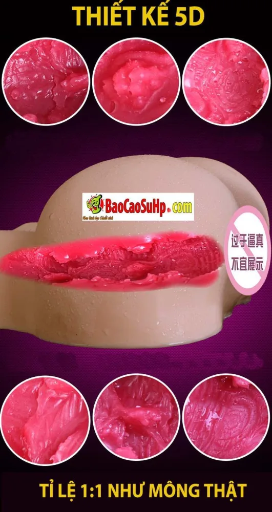 Jisan Premium Realistic Moaning Buttocks Masturbator — Realistic Design and Superior Material Quality