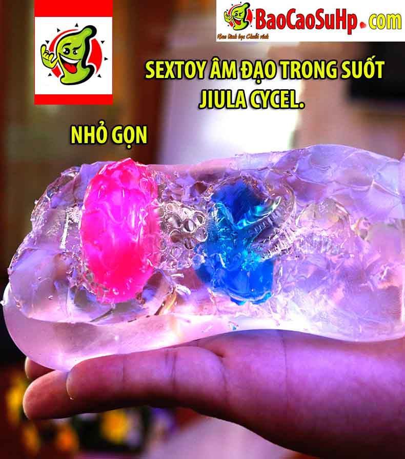 Jiula Cycel Transparent Automatic Masturbation Toy — hình 5