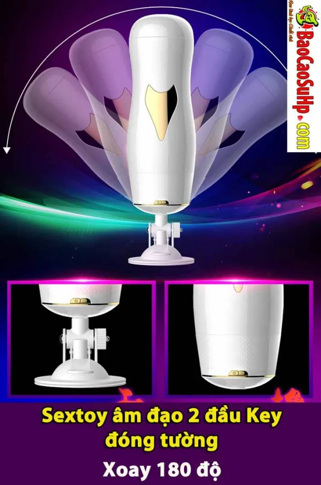 Double-Ended Wall-Mounted Vaginal Anal Sextoy Versatile Use — Buy now and enjoy sensational satisfaction!