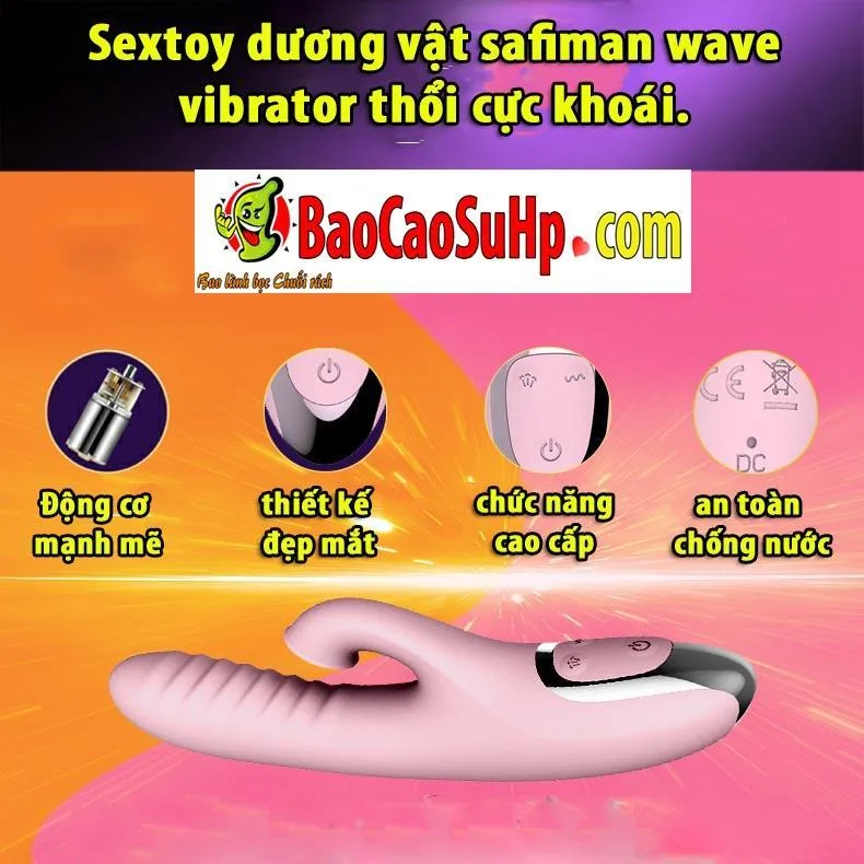 Safiman Wave Vibrator Powerful Sucking Sextoy — Detailed Specifications