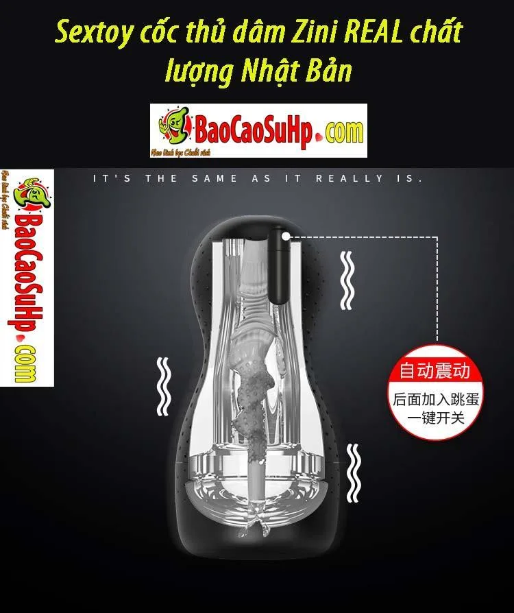 Zini REAL Japanese Quality Male Masturbation Cup Toy — hình 2