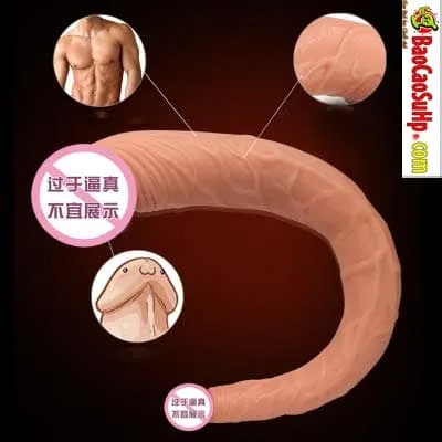 King Tuner Double-Ended Dildo Ultra Stimulating Adult Toy — Its flexible design ensures you can customize positions and