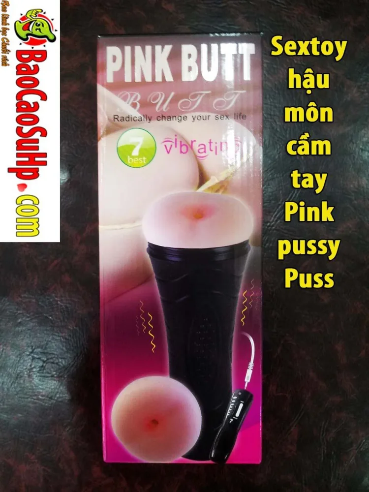 Pink Pussy Handheld Anal Vibrator Silicone Safe Toy — Unique Design for Authentic Sensations