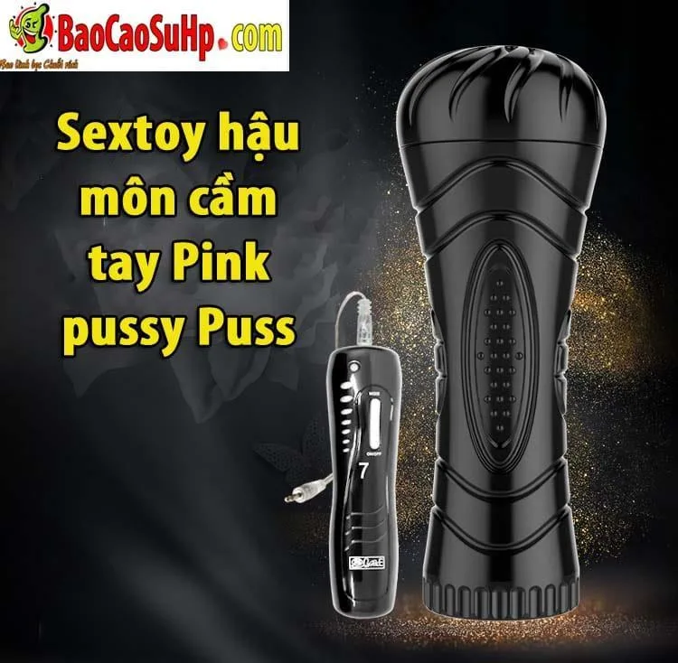 Pink Pussy Handheld Anal Vibrator Silicone Safe Toy — Advanced Features with 7 Vibration Modes