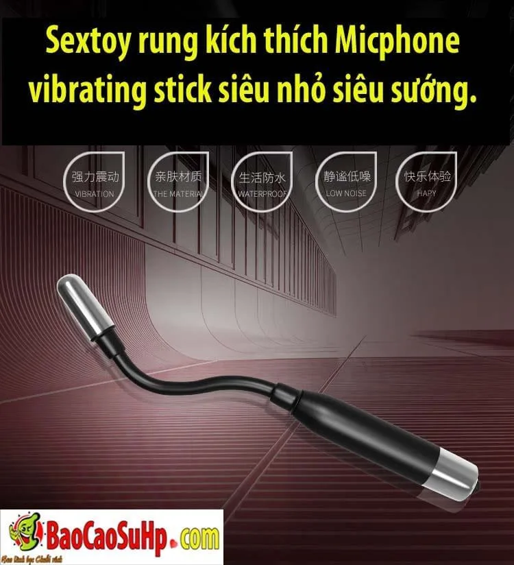 Mini Microphone Vibrator Small Intense G-Spot Stimulator — hình 7
