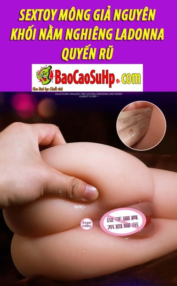 Ladonna Premium Lying Realistic Erotic Butt Toy — Premium, durable materials for comfort and longevity