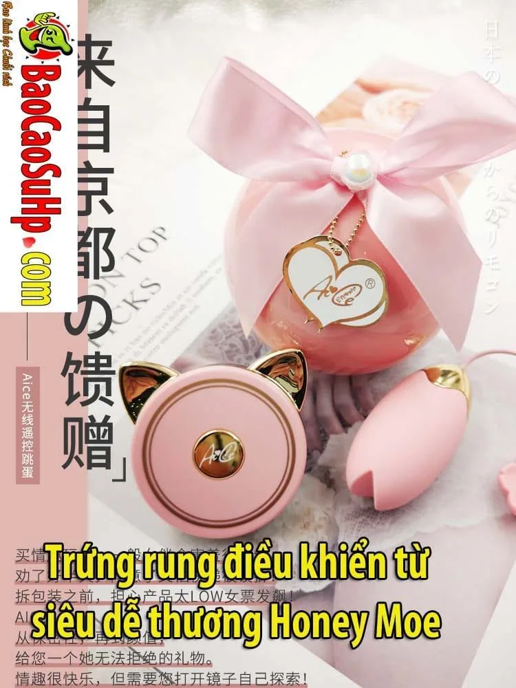 Honey Moe Remote Control Vibrating Egg Charming Gift — Exquisite Design and Discreet Elegance