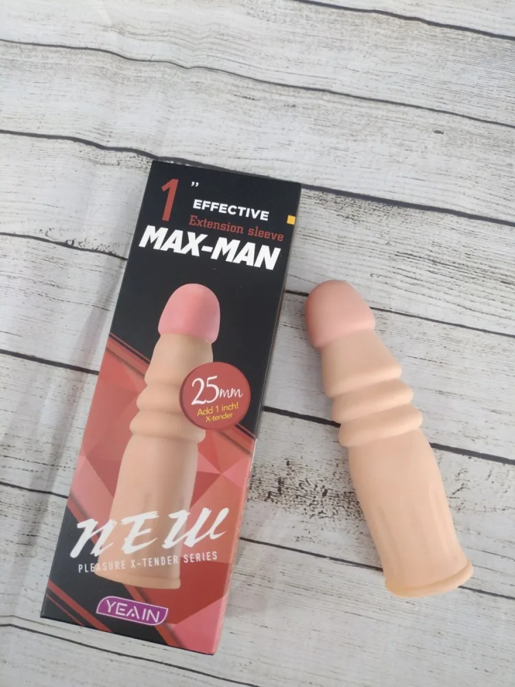 Max-man Silicone Premium Condoms Extended Length 2.5cm Men — hình 6