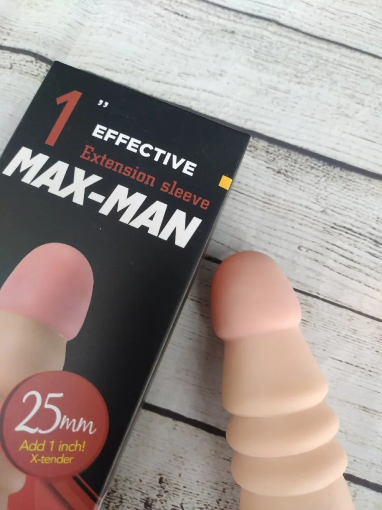 Max-man Silicone Premium Condoms Extended Length 2.5cm Men — hình 7
