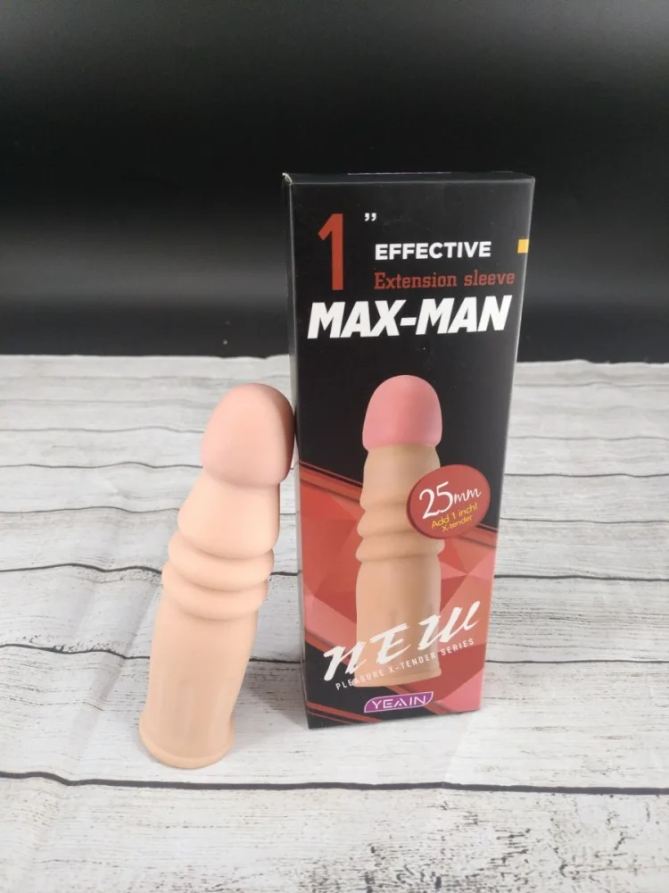 Max-man Silicone Premium Condoms Extended Length 2.5cm Men — hình 8