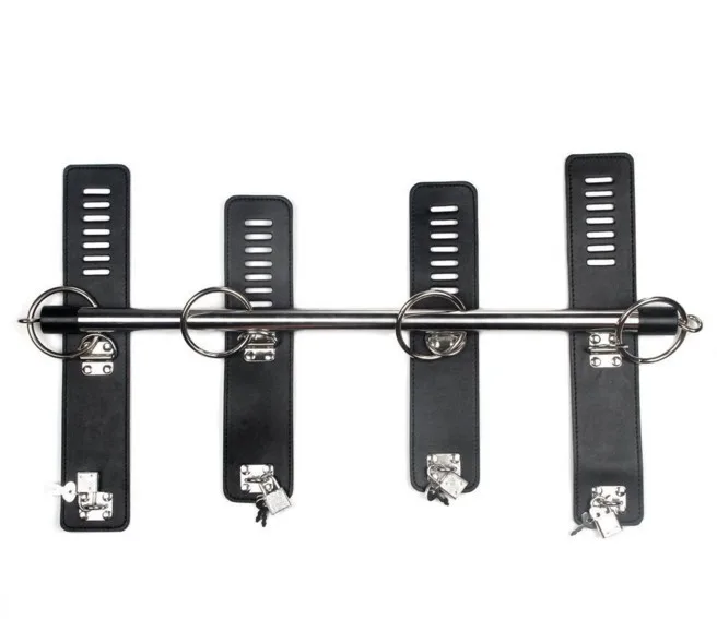 Bondage Handcuffs Footcuffs Stainless Steel Leather Set — Premium Features That Stand Out