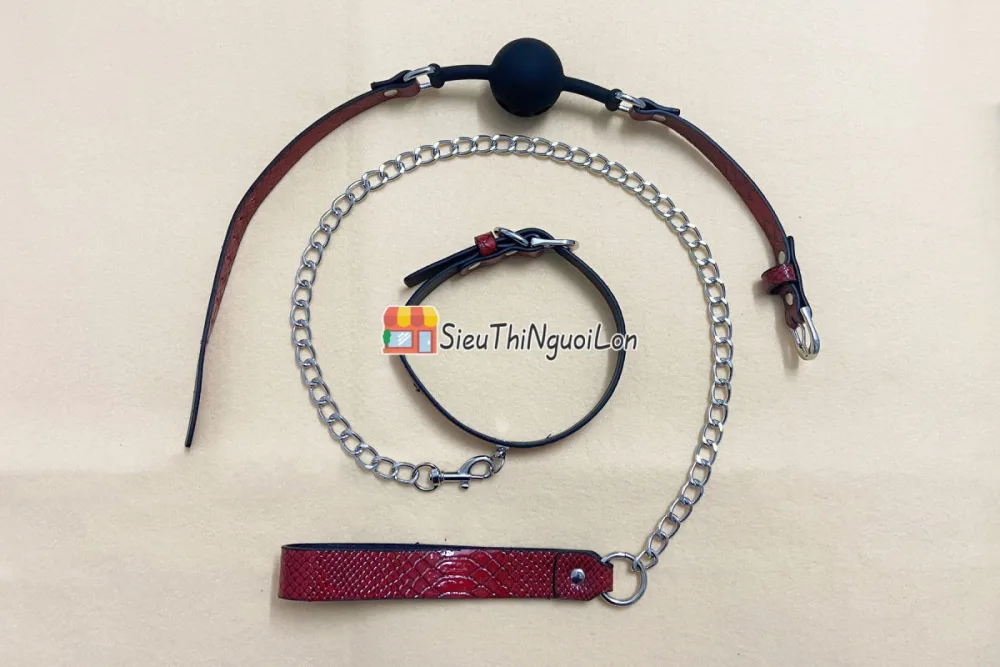 Red Vein 10-Piece BDSM Leather & Stainless Steel Set — Luxurious Comfort Meets Durable Craftsmanship