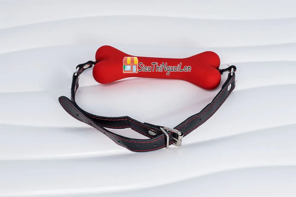 Bone Shaped BDSM Mouth Gag Leather Restraint Fetish Toy — Enhance Your Sensual Play