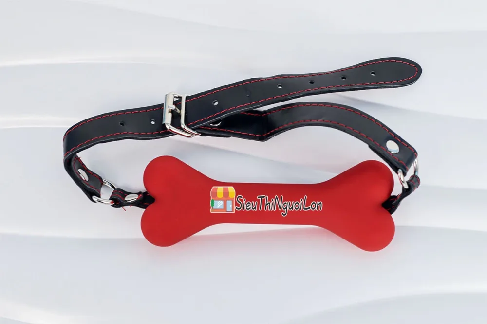 Bone Shaped BDSM Mouth Gag Leather Restraint Fetish Toy — Premium Quality and Perfect Dimensions