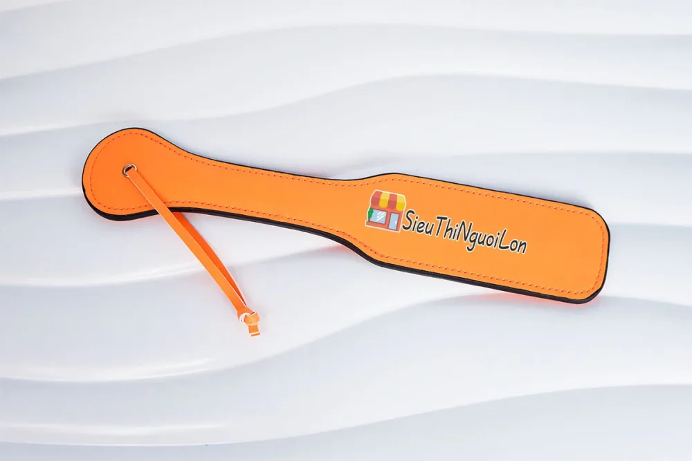 Orange BDSM Impact Play Spanking Toy for Intense Sensation — Bold Pleasure and Exciting Sensations