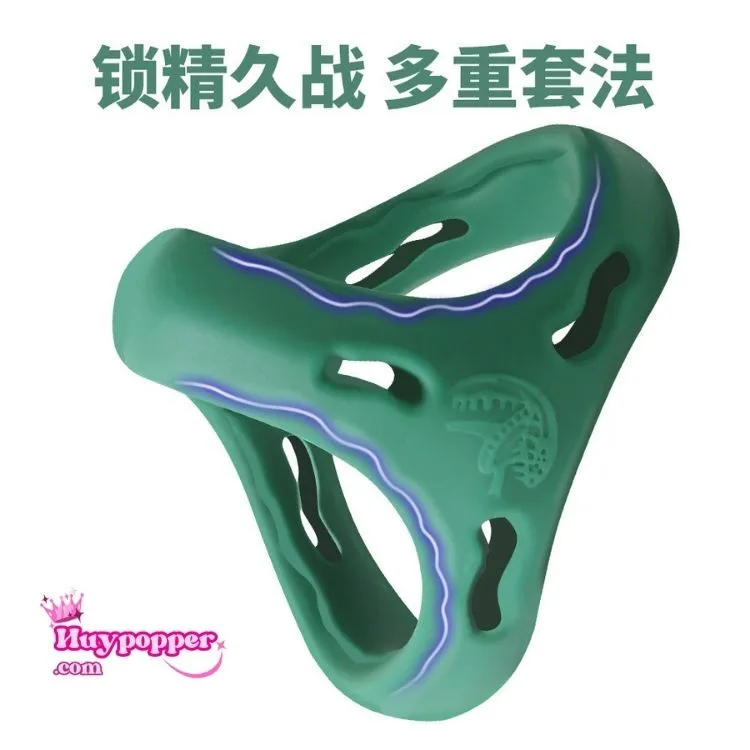 Kelisa Stretchy Silicone Male Ejaculation Delay Ring — hình 3