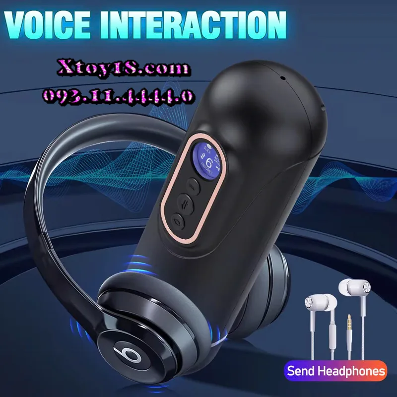 Doris automatic thrusting vibrating heated suction male — hình 7