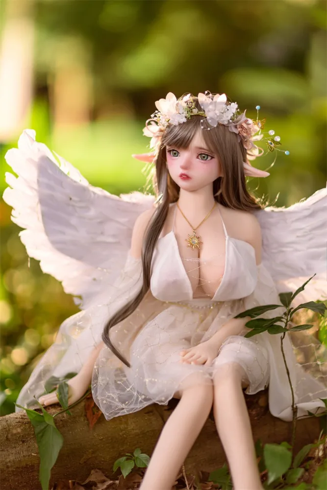 Jinna 80CM Angel Mini TPE Silicone Realistic Sex Doll — hình 4
