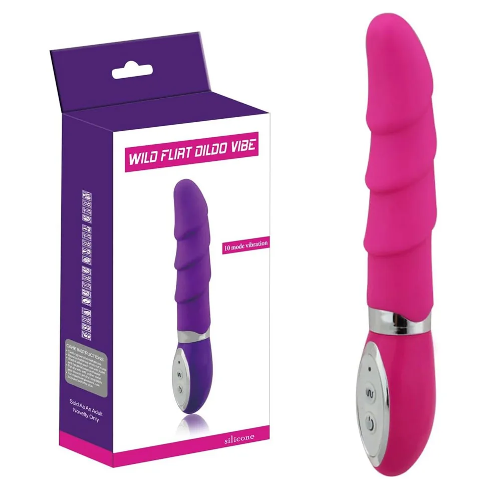 Aphrodisia Wild Flirt Silicone G-Spot Vibrator 10 Frequency — Versatile Pleasure for Every Desire