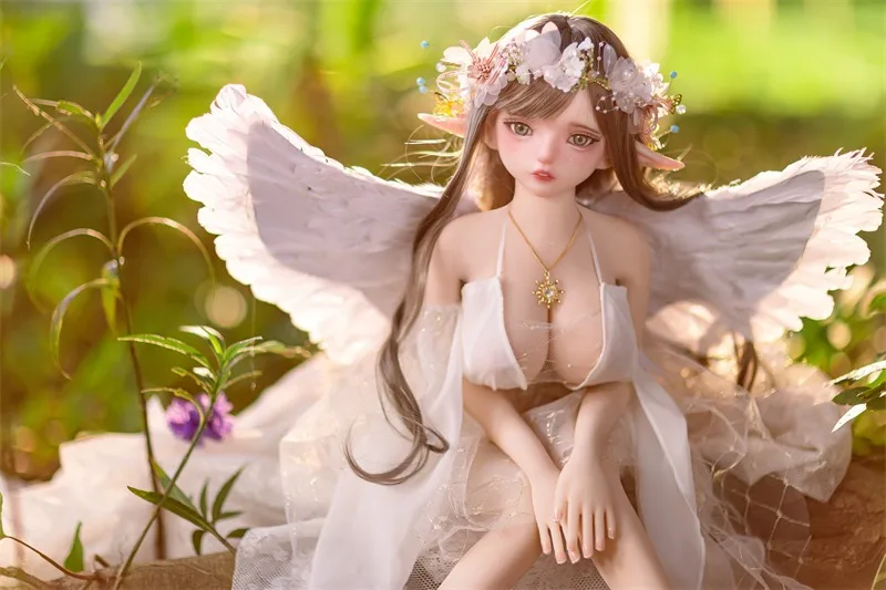 Jinna 80CM Angel Mini TPE Silicone Realistic Sex Doll — Stunning Design and Perfect Proportions