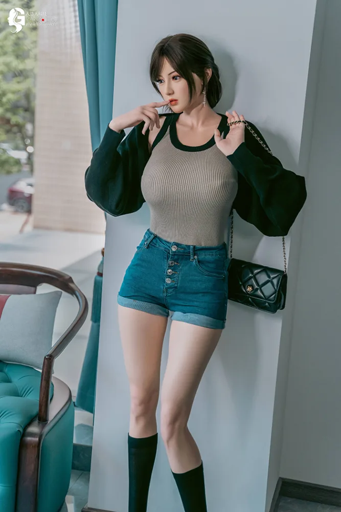Gynoid Leyla 168cm Realistic Silicone Sex Doll – Titanium — hình 5