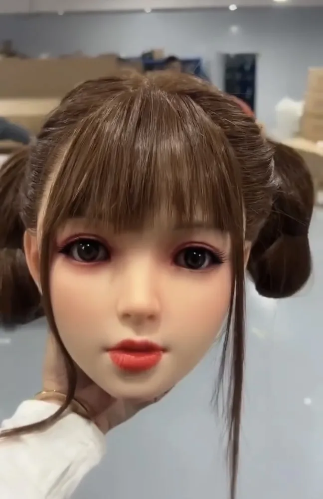 Silicone Doll Head Annie 02 Cute Realistic Texture