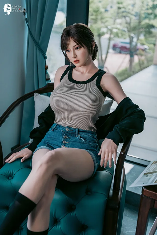 Gynoid Leyla 168cm Realistic Silicone Sex Doll – Titanium — hình 11
