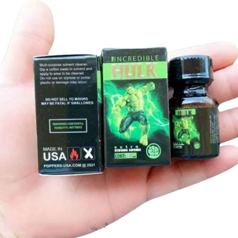 The Incredible Hulk Popper 10ml USA Strong Stimulant
