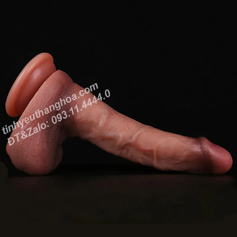 Ultra-Soft Silicone Suction Base Realistic Dildo — hình 3