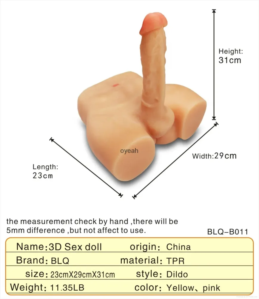 Male Half Body Sex Doll Silicone Realistic Sensation for — hình 6