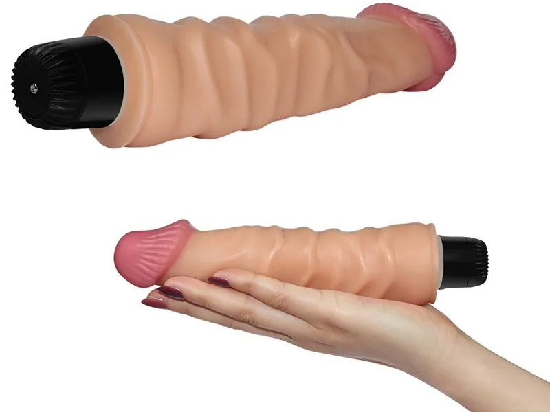 Real Feel Silicone Vibrator 20cm Flexible Soft Female — Easy to Use and Maintain