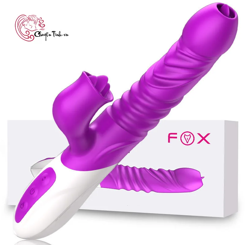 High-End Pink Vibe Rotating Thrusting Tongue Licking — Waterproof and Convenient for Any Occasion
