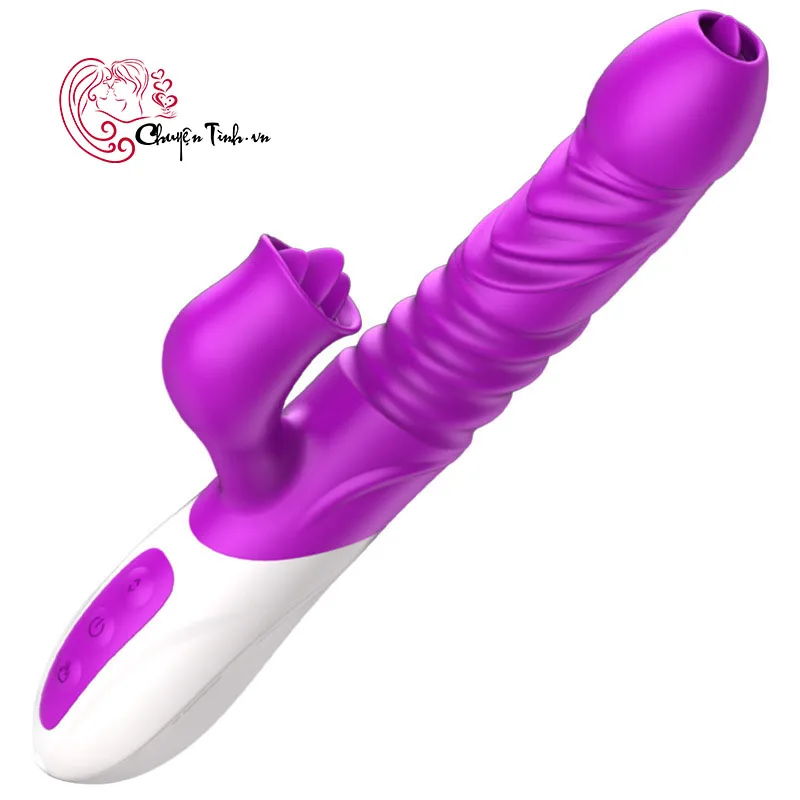 High-End Pink Vibe Rotating Thrusting Tongue Licking — hình 3