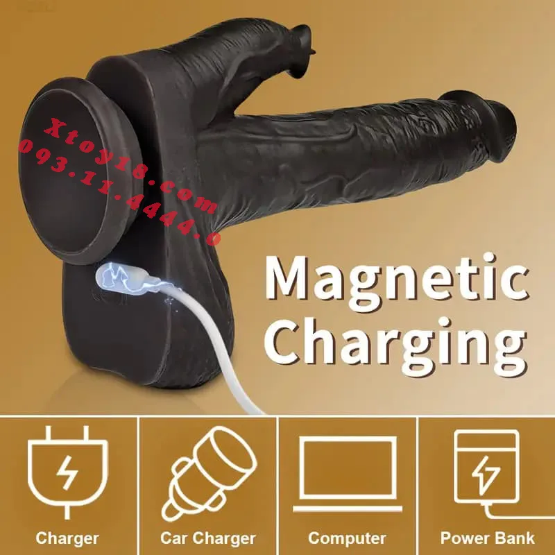 African Suction Base Multifunctional Vibrator Heat — hình 10