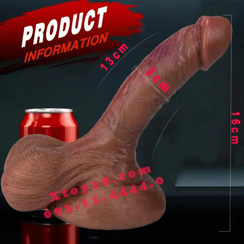 Mini Soft Silicone Suction Cup Dildo 16cm Flexible — hình 6