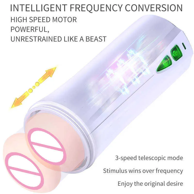 Affordable Handheld Automatic Suction Vibrating Masturbator — hình 6