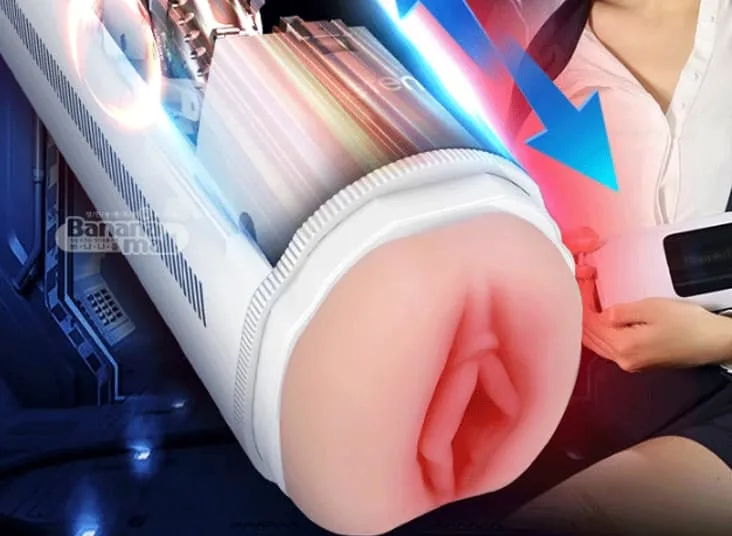 Auto Suction Heated Vibrating Pussy with Clit Tongue Toy — Crafted to fulfill men's intimate desires, it guarantees