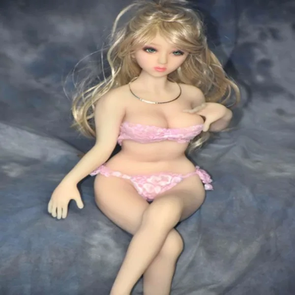 Mini 65cm Angel Silicone Sex Doll Lightweight 4kg — hình 3