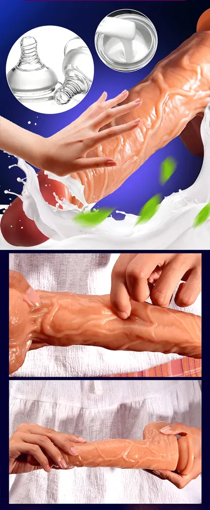Premium Phallus Vibrating Suction Heating Medical Silicone — hình 3