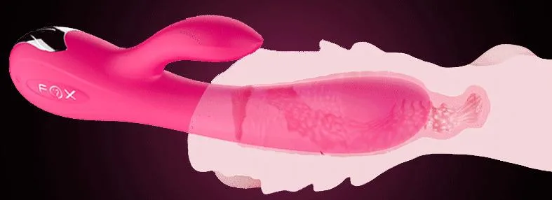 FOX Multifunctional Vibrating Thrusting Heated Dildo — hình 5