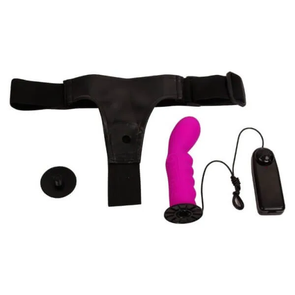 Ultra Harness Premium Strap-On Silicone Dildo for Couples — hình 3